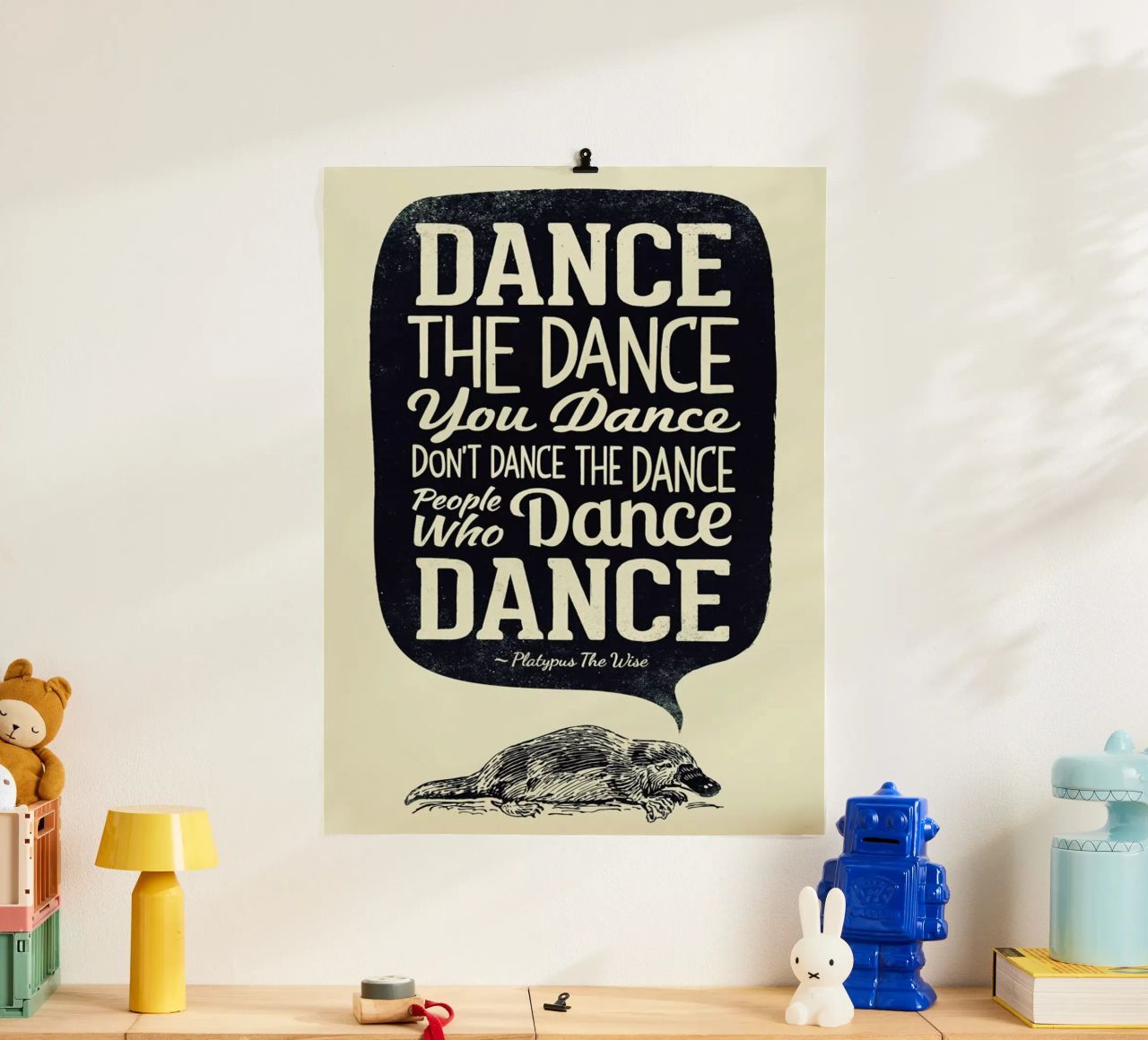 Platypus The Wise Poster von Victorsbeard