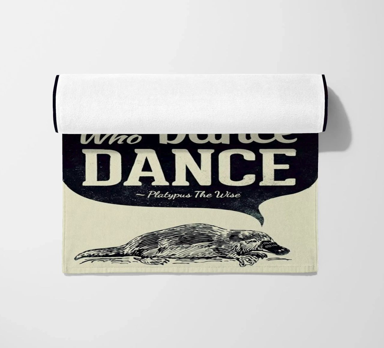 Platypus The Wise beach towel by Victorsbeard