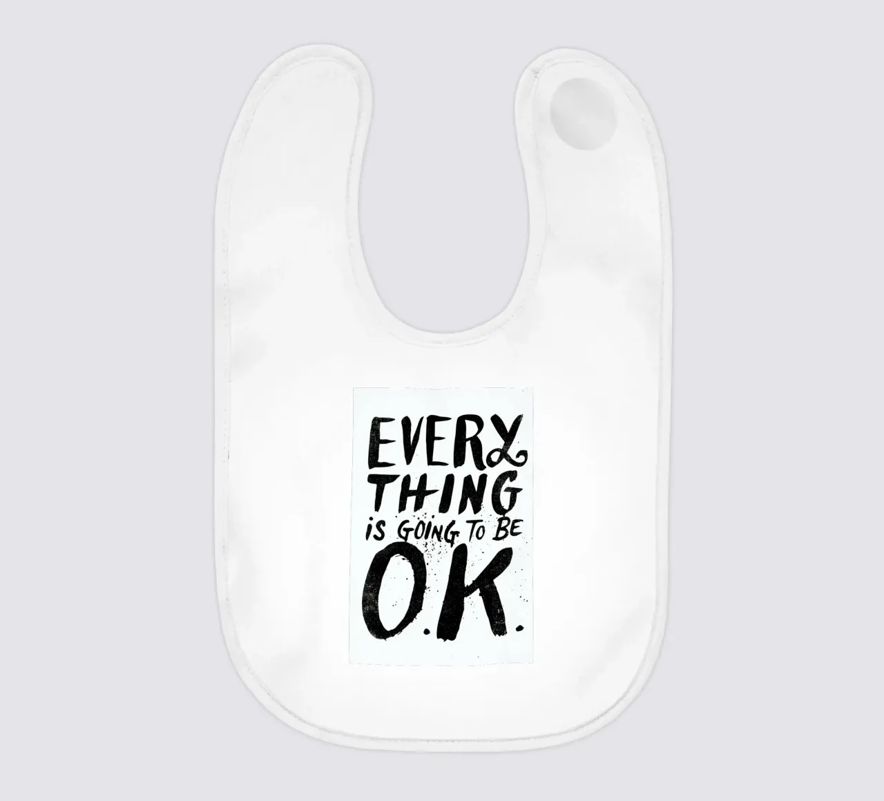 everything is going to be o.k. babero de Matthew Taylor Wilson