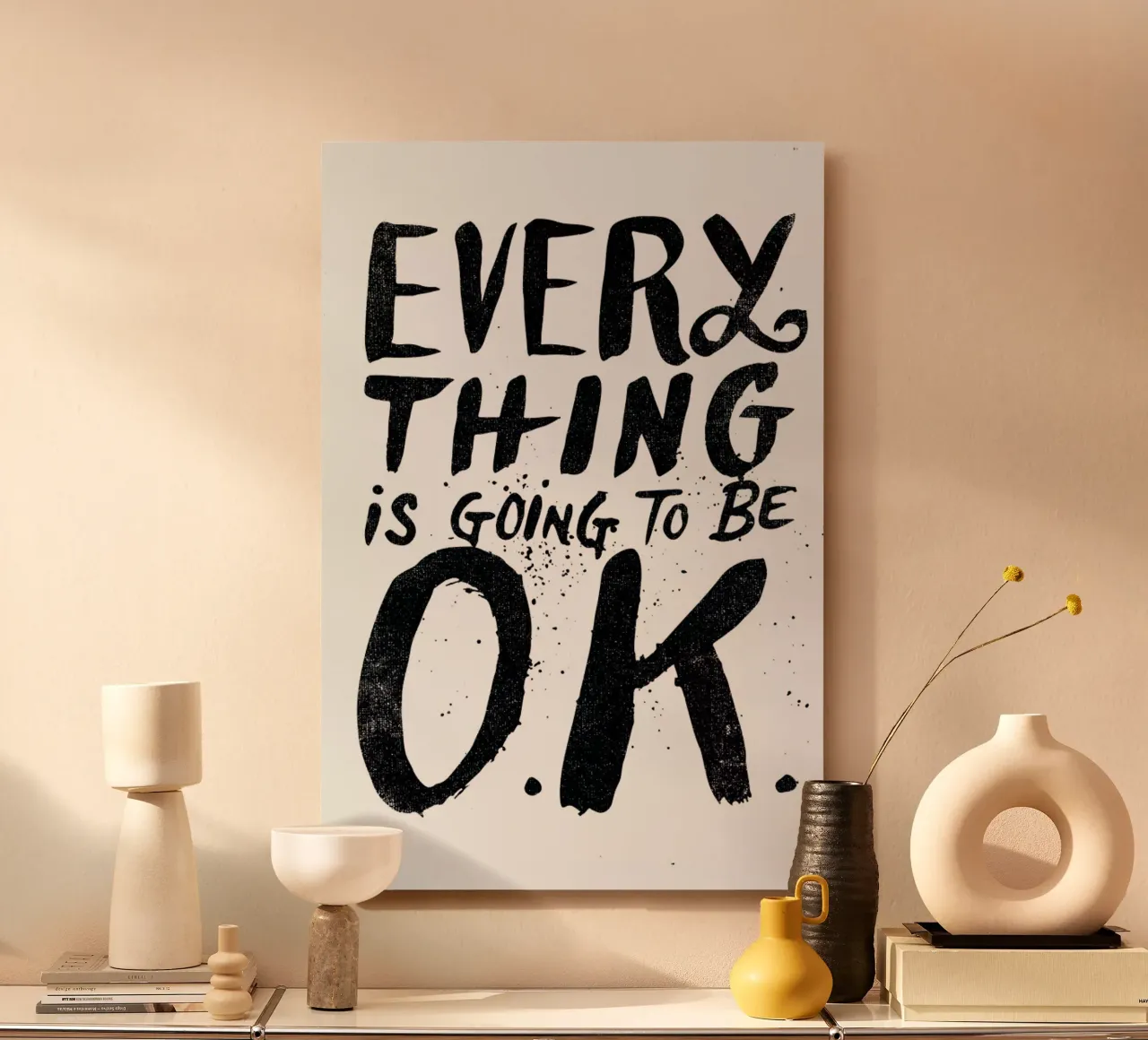 everything is going to be o.k. alluminio dibond da Matthew Taylor Wilson