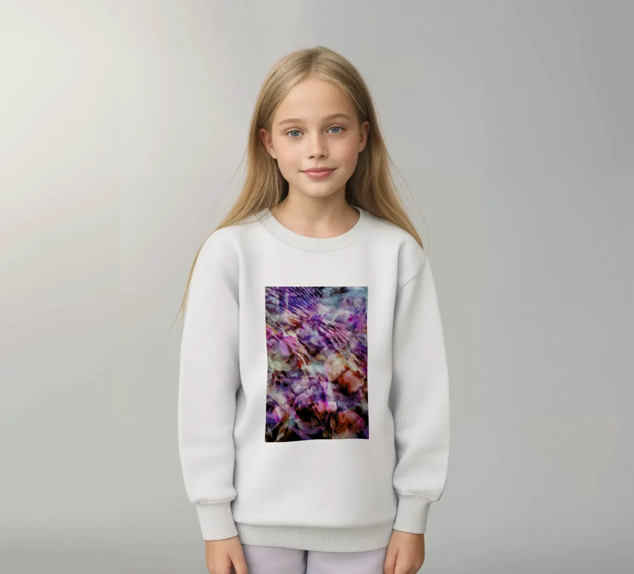 Purple Tide felpa bambino da Angelo Cerantola