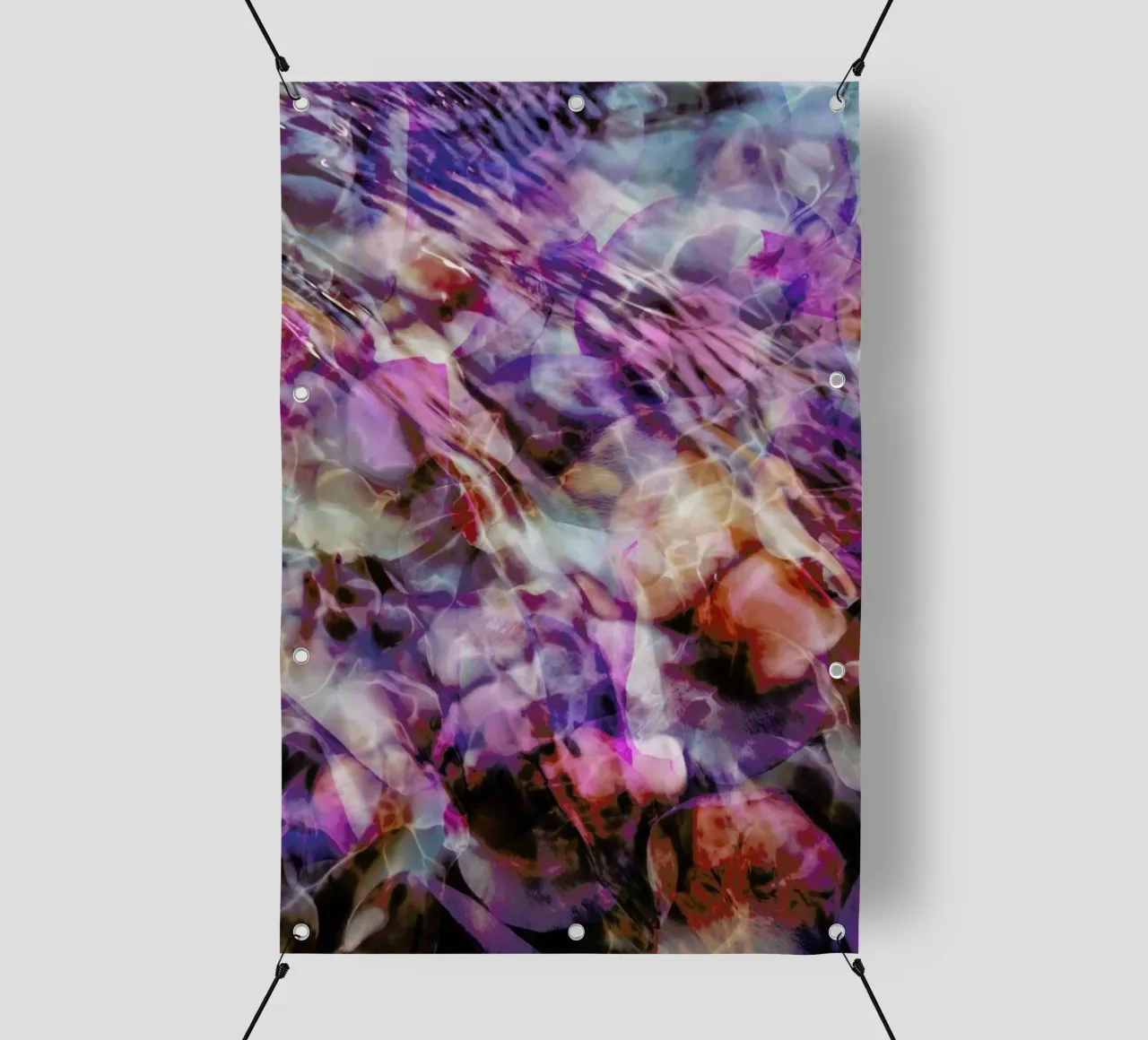 Purple Tide telo in pvc da Angelo Cerantola