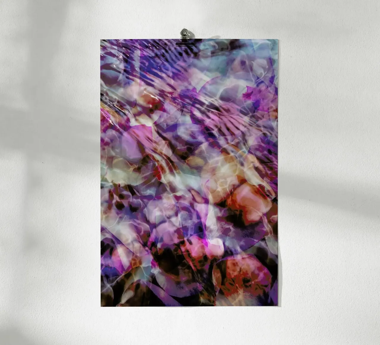 Purple Tide carta hahnemühle da Angelo Cerantola