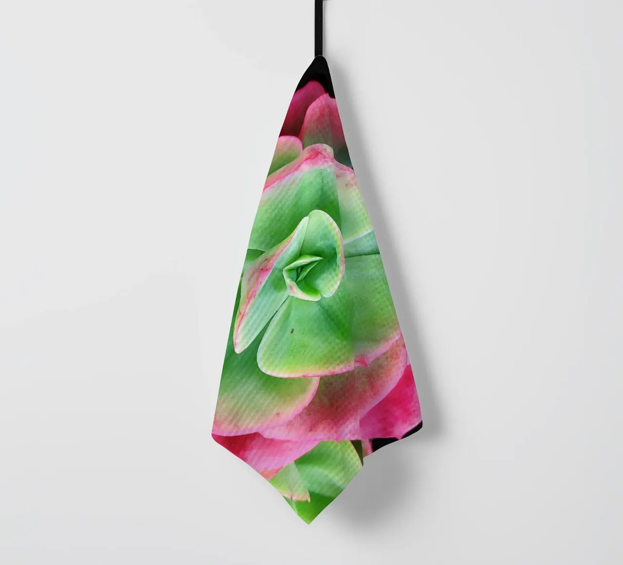 Succulenta rosa e verde canovaccio da cucina da Teresa André