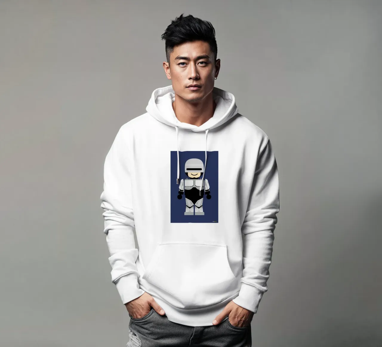 Robocop Toy felpa con cappuccio da Rafa Gomes