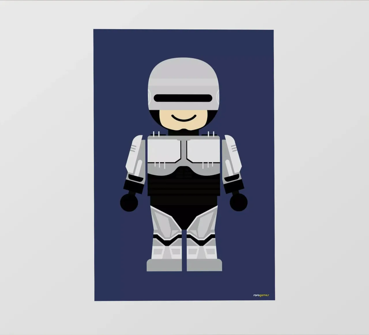Robocop Toy pellicola backlit da Rafa Gomes
