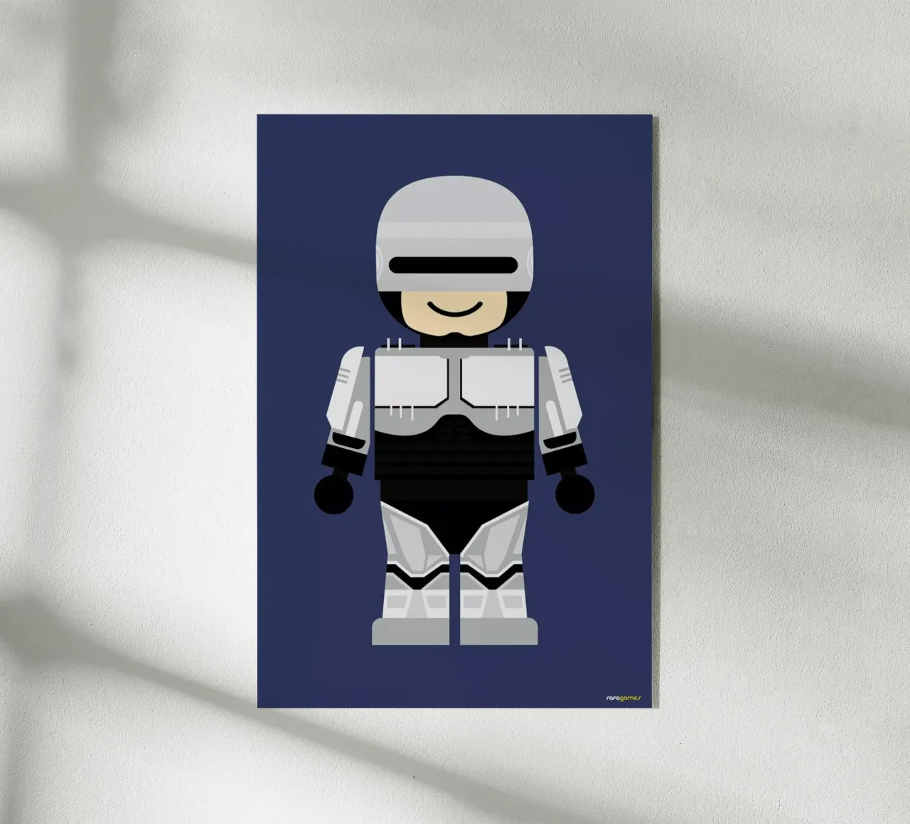 Robocop Toy plexiglass da Rafa Gomes