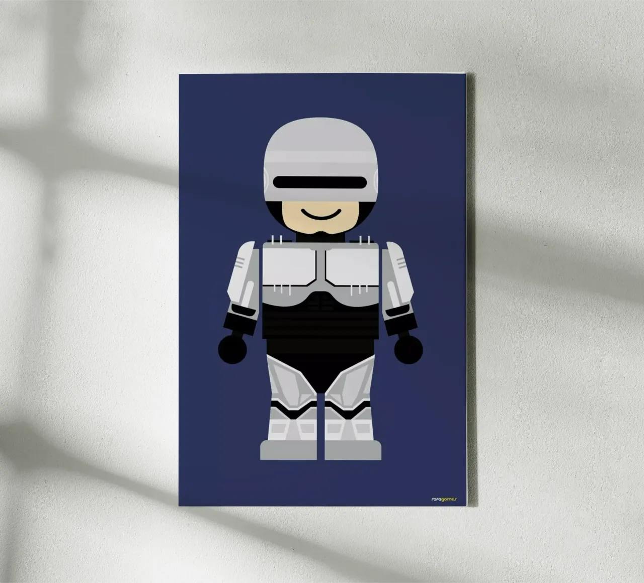 Robocop Toy tela con Cornice a cassetta da Rafa Gomes