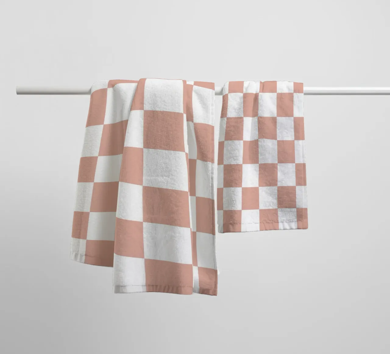 Beach Karo Peach towel by Studio ROSAGRAU