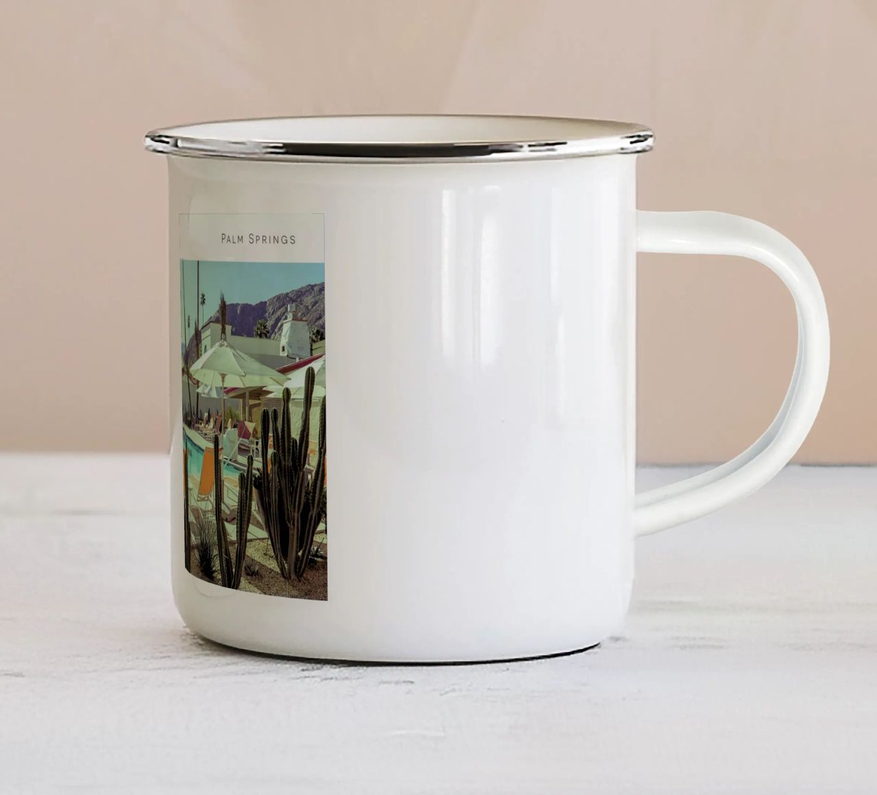 Palm Springs 7413 tazza in smalto da In Full Color