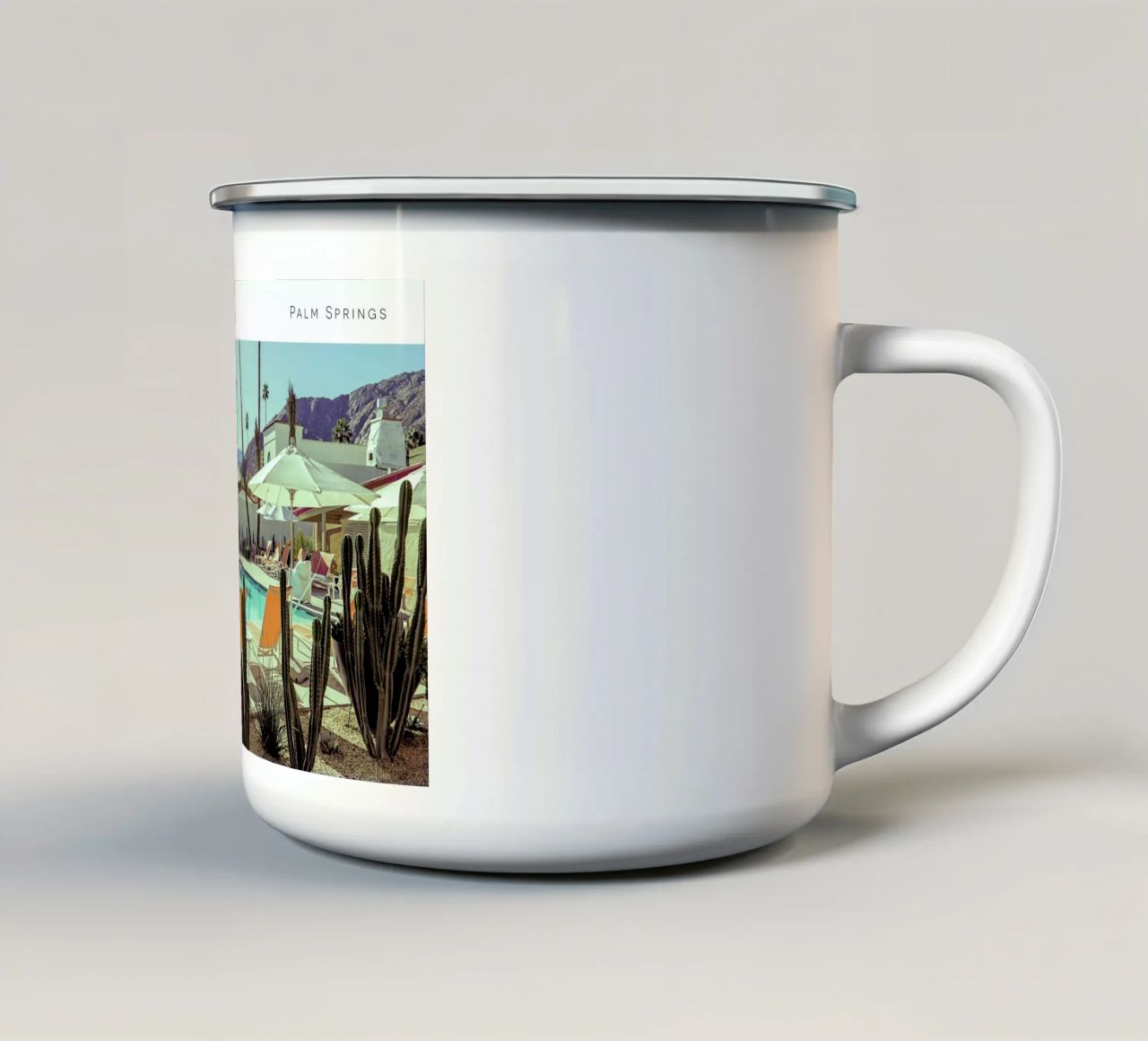 Palm Springs 7413 tazza in smalto da In Full Color