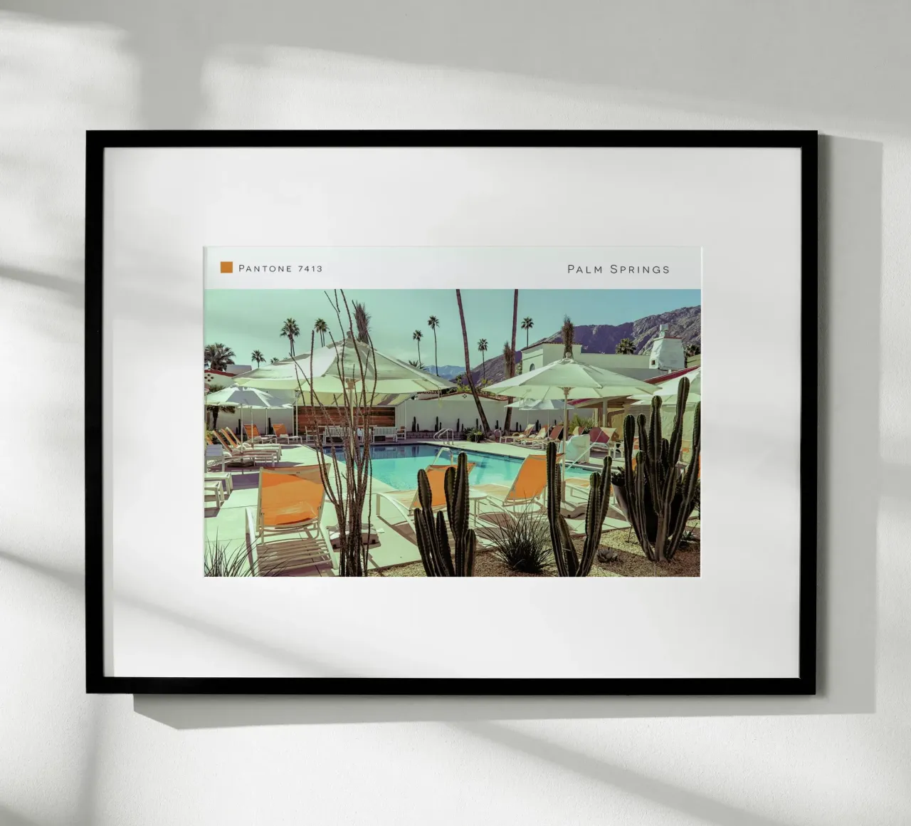 Palm Springs 7413 poster con telaio in plastica da In Full Color