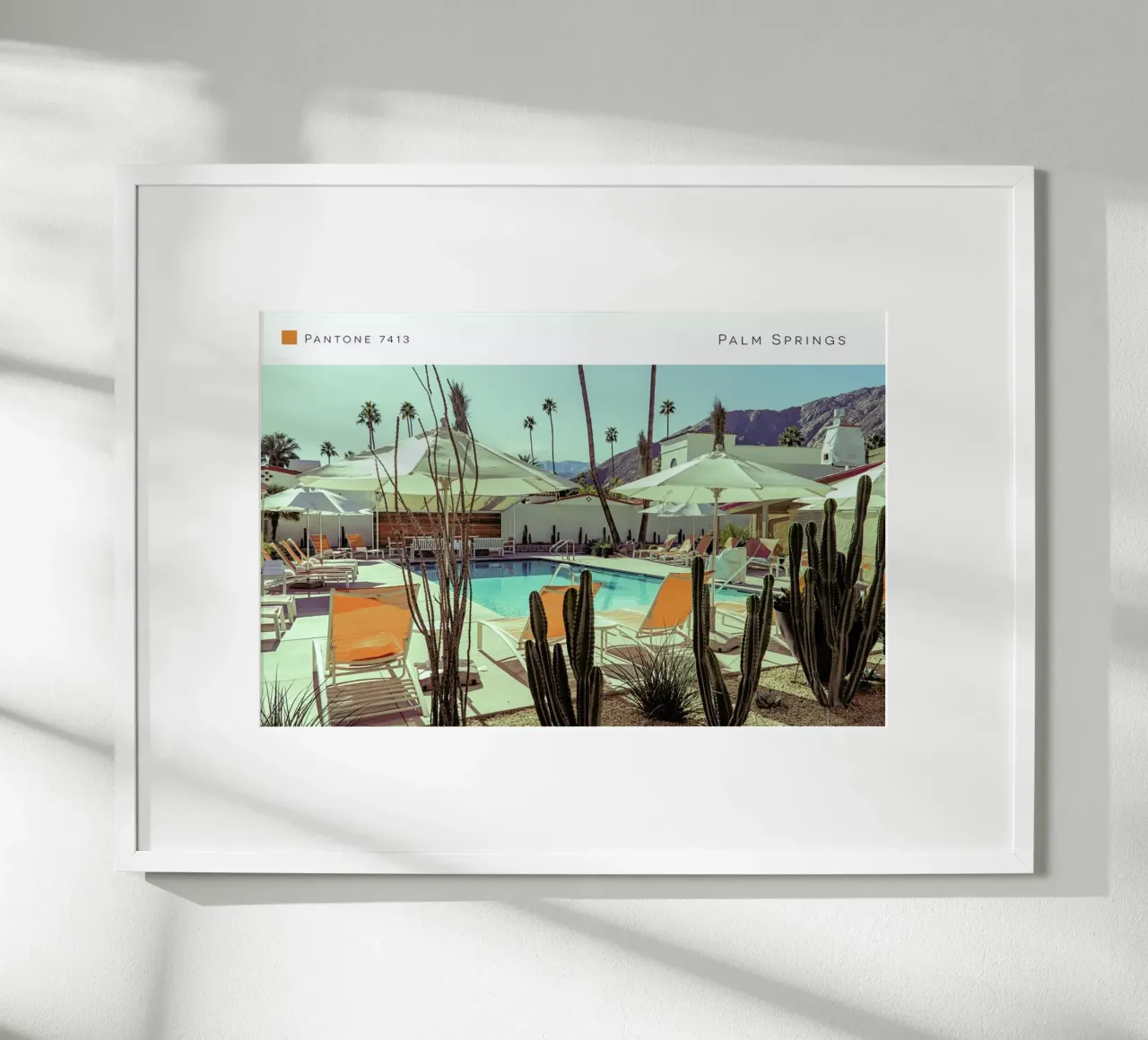 Palm Springs 7413 poster con telaio in plastica da In Full Color