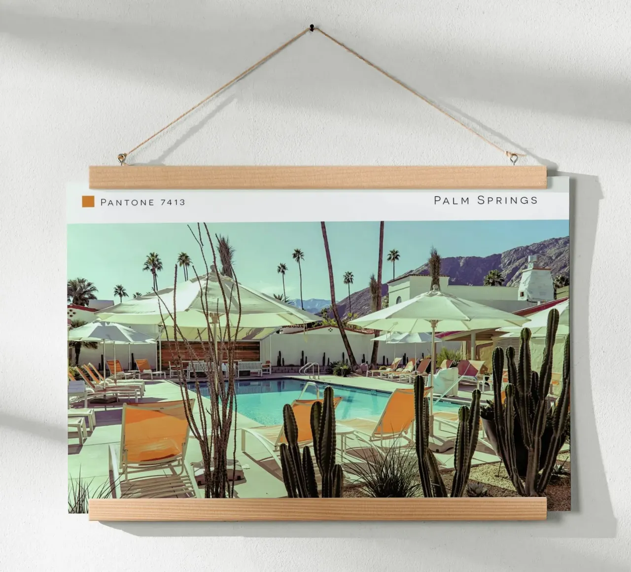 Palm Springs 7413 poster con telaio in plastica da In Full Color