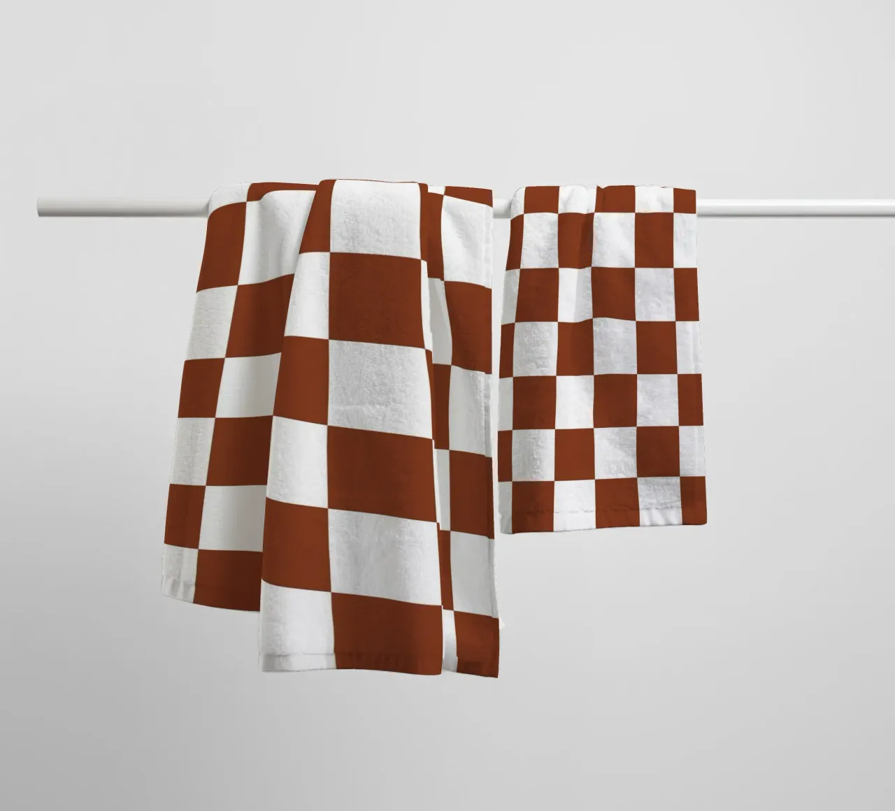 Beach Karo Brown towel by Studio ROSAGRAU