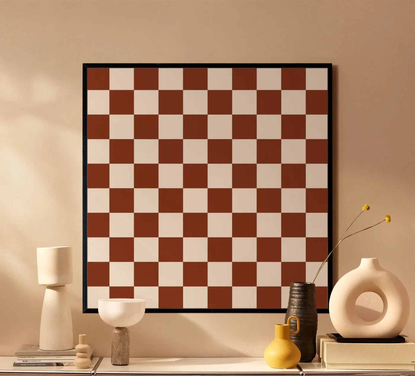Beach Karo Brown poster da Studio ROSAGRAU
