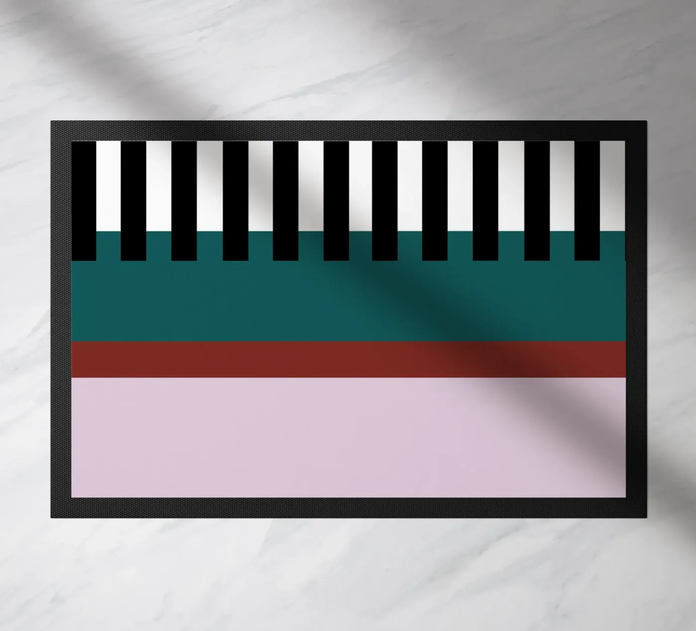 Colour Striped doormat by Studio ROSAGRAU