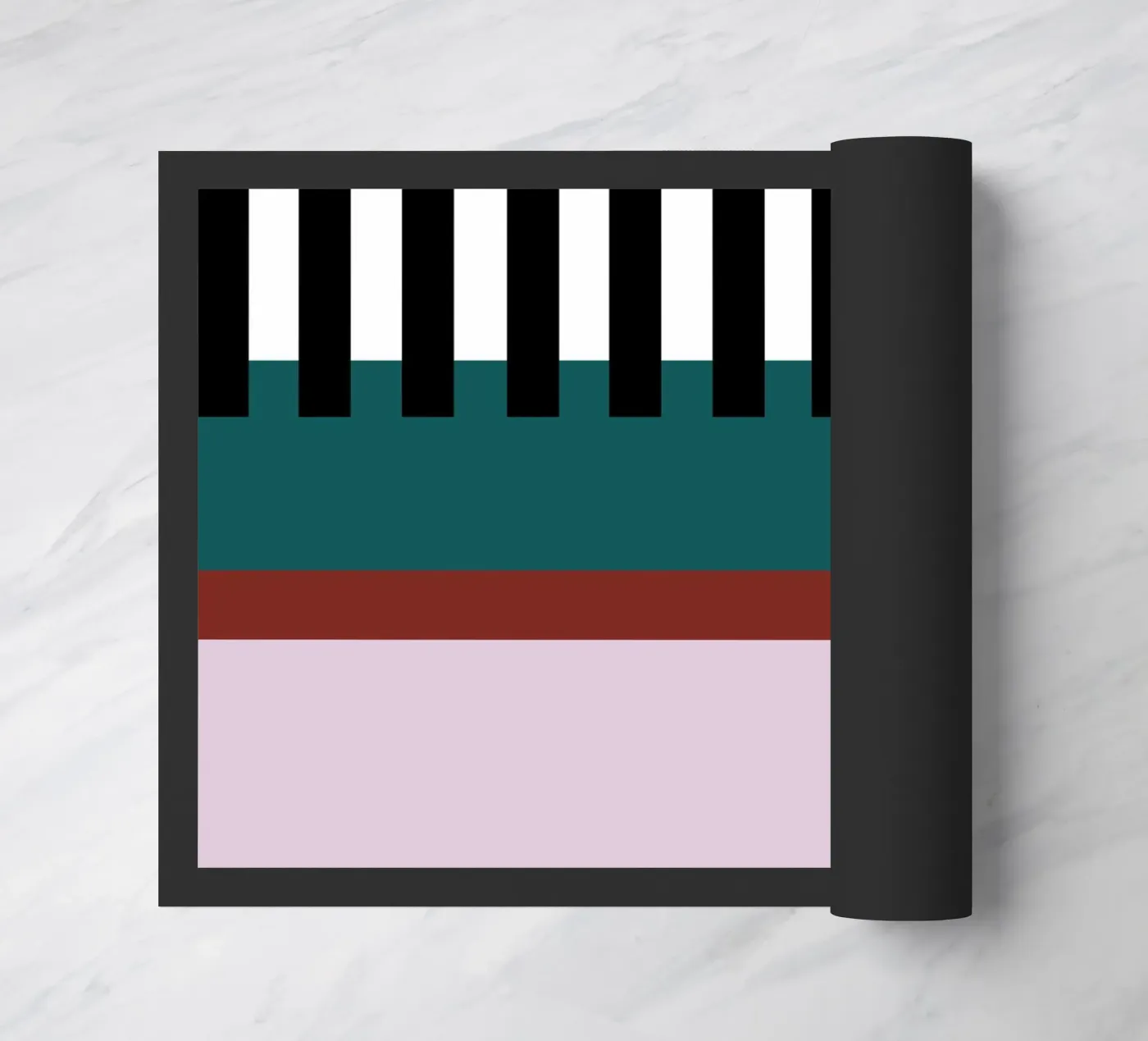 Colour Striped doormat by Studio ROSAGRAU