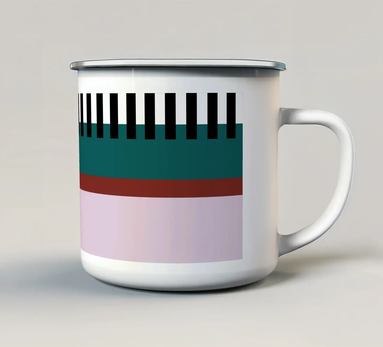 Colour Striped tazza in smalto da Studio ROSAGRAU
