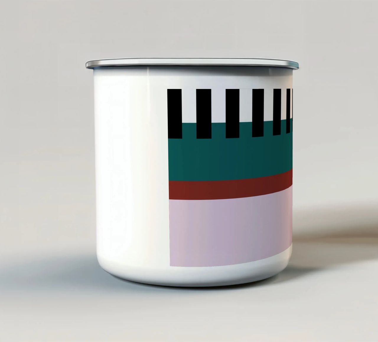 Colour Striped tazza in smalto da Studio ROSAGRAU