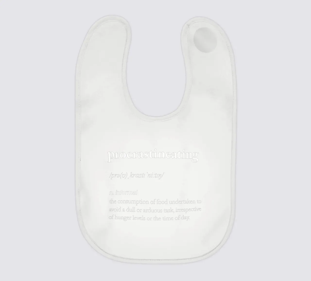 Procrastineating bavaglino da THE MOTIVATED TYPE