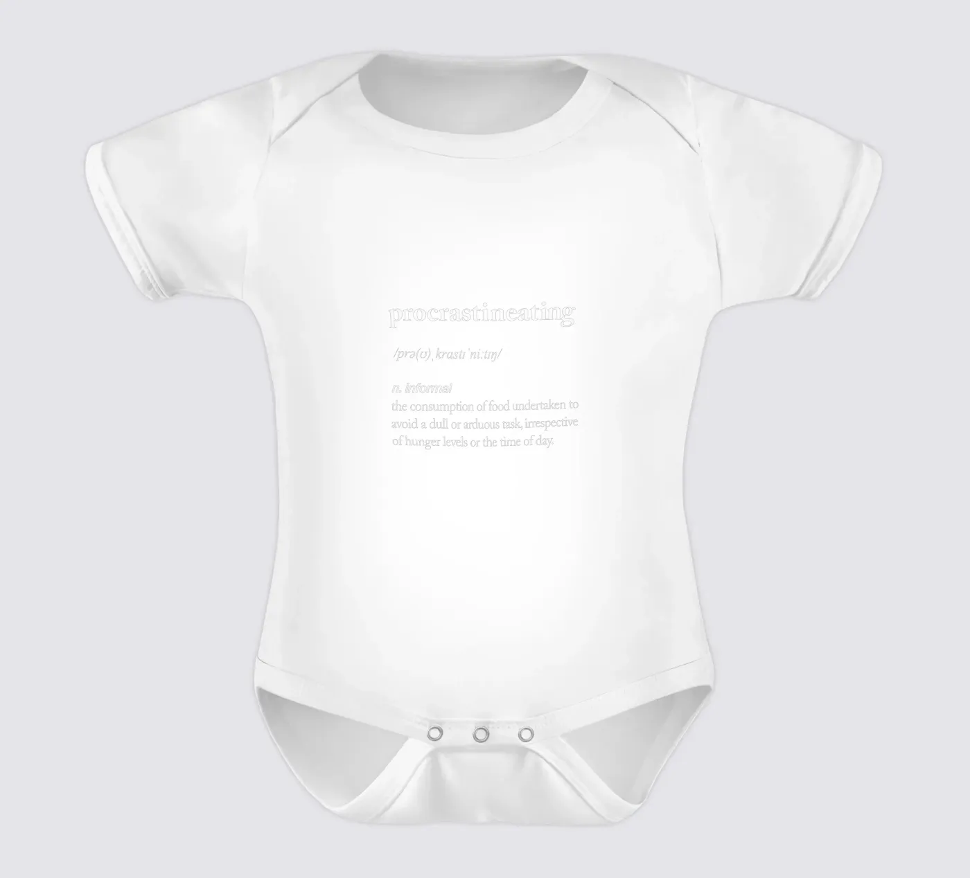Procrastineating body bébé de THE MOTIVATED TYPE