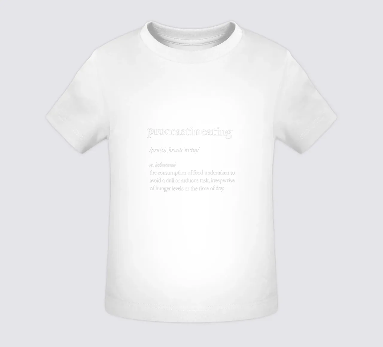 Procrastineating maglietta neonato da THE MOTIVATED TYPE