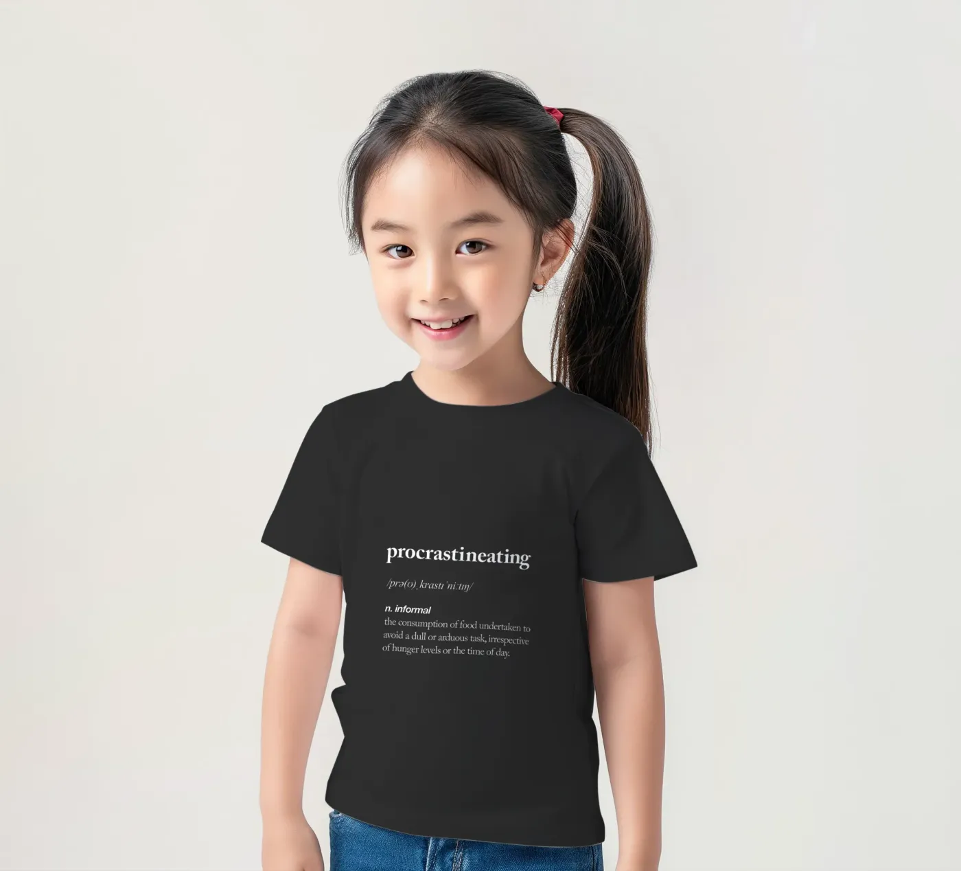 Procrastineating kinder t-shirt van THE MOTIVATED TYPE