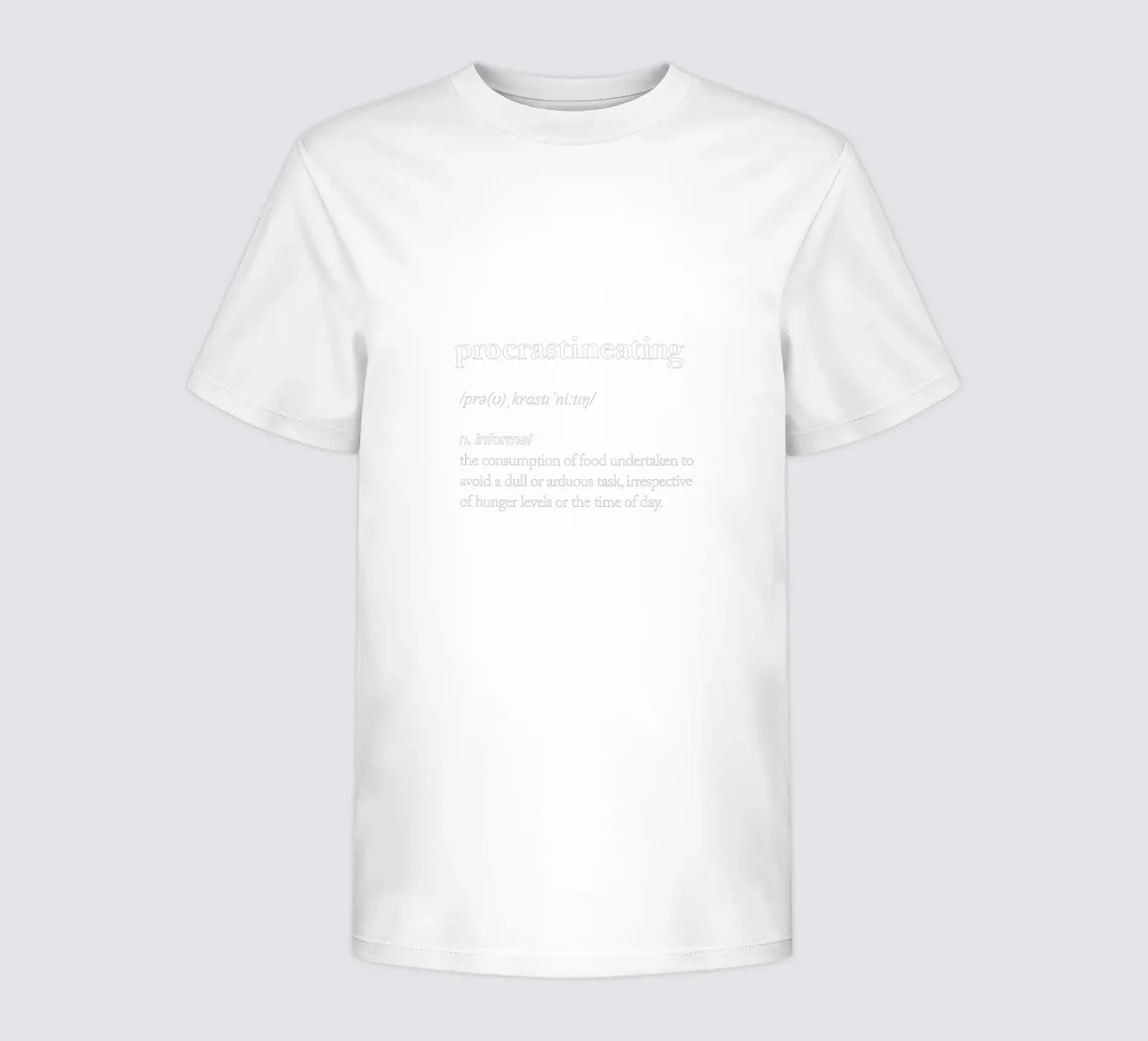 Procrastineating Kinder T-Shirt von THE MOTIVATED TYPE