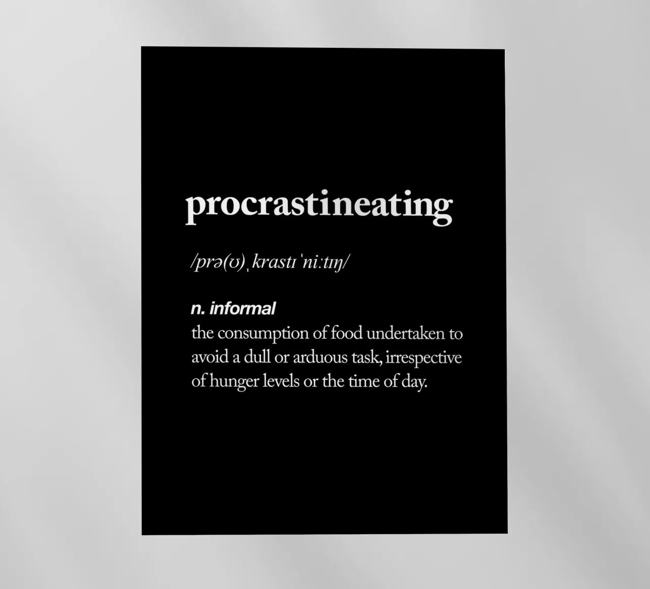 Procrastineating pellicola backlit da THE MOTIVATED TYPE