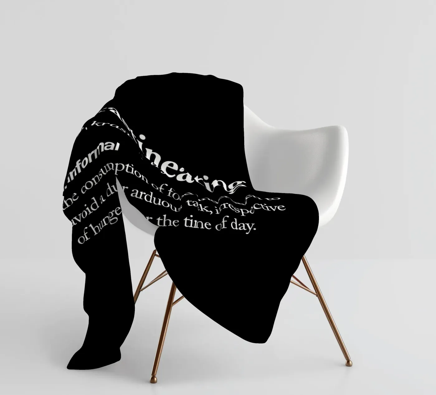 Procrastineating Fleecedecke von THE MOTIVATED TYPE