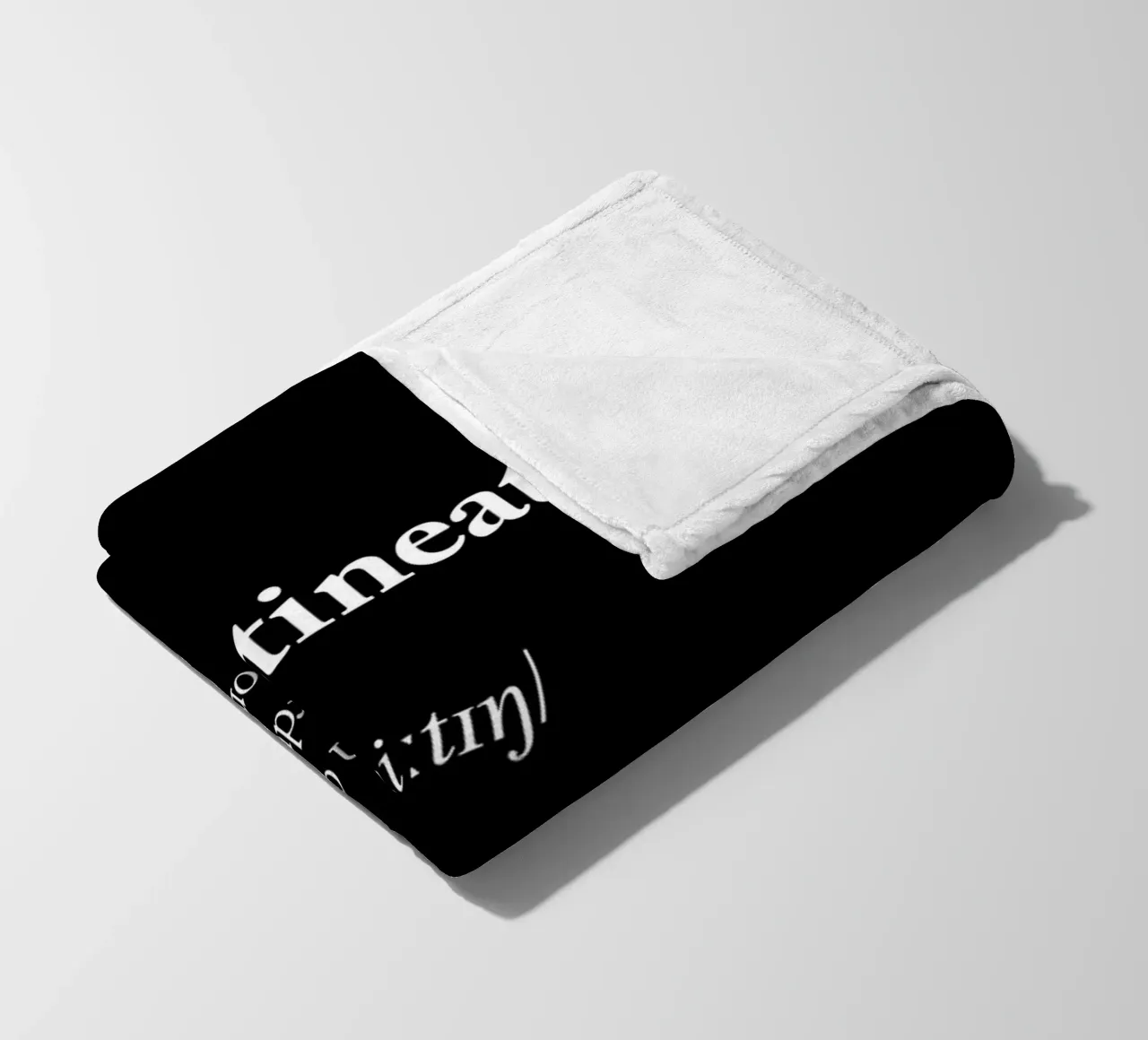 Procrastineating Fleecedecke von THE MOTIVATED TYPE