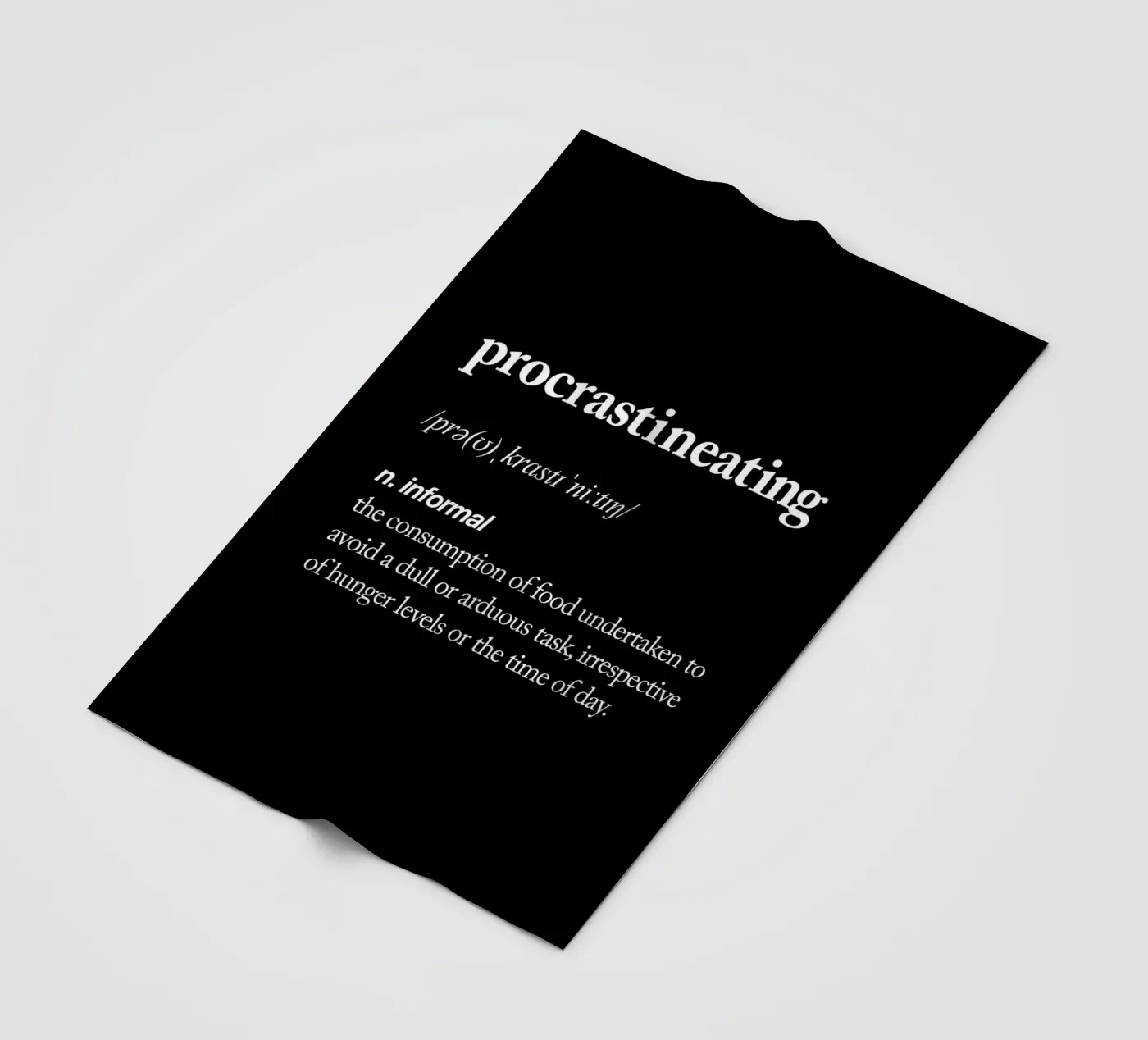 Procrastineating Fleecedecke von THE MOTIVATED TYPE