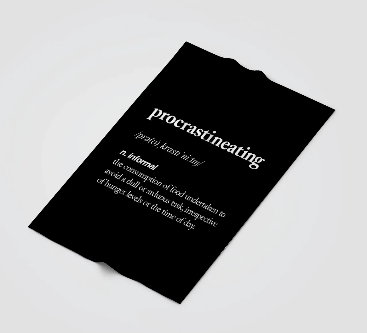 Procrastineating Fleecedecke von THE MOTIVATED TYPE