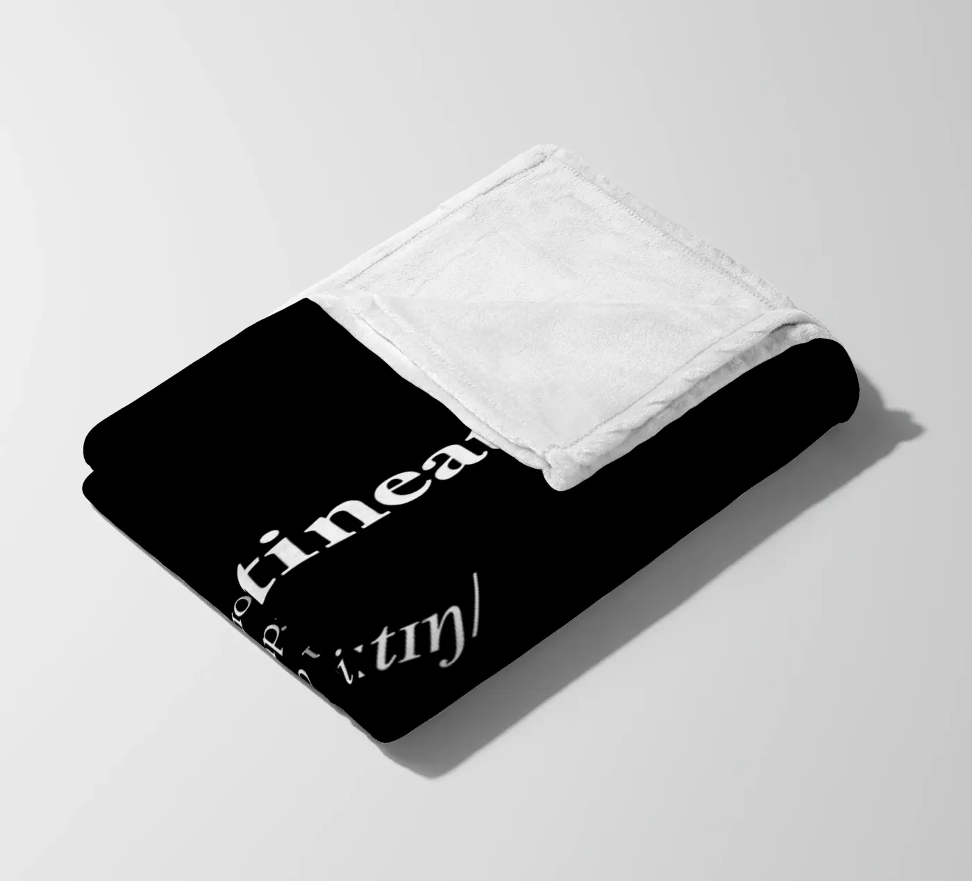 Procrastineating fleecedeken van THE MOTIVATED TYPE