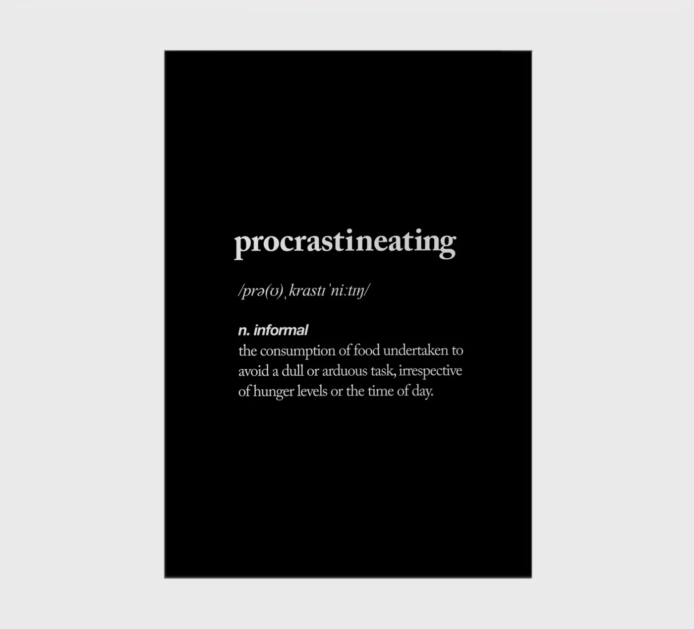 Procrastineating notebook by THE MOTIVATED TYPE