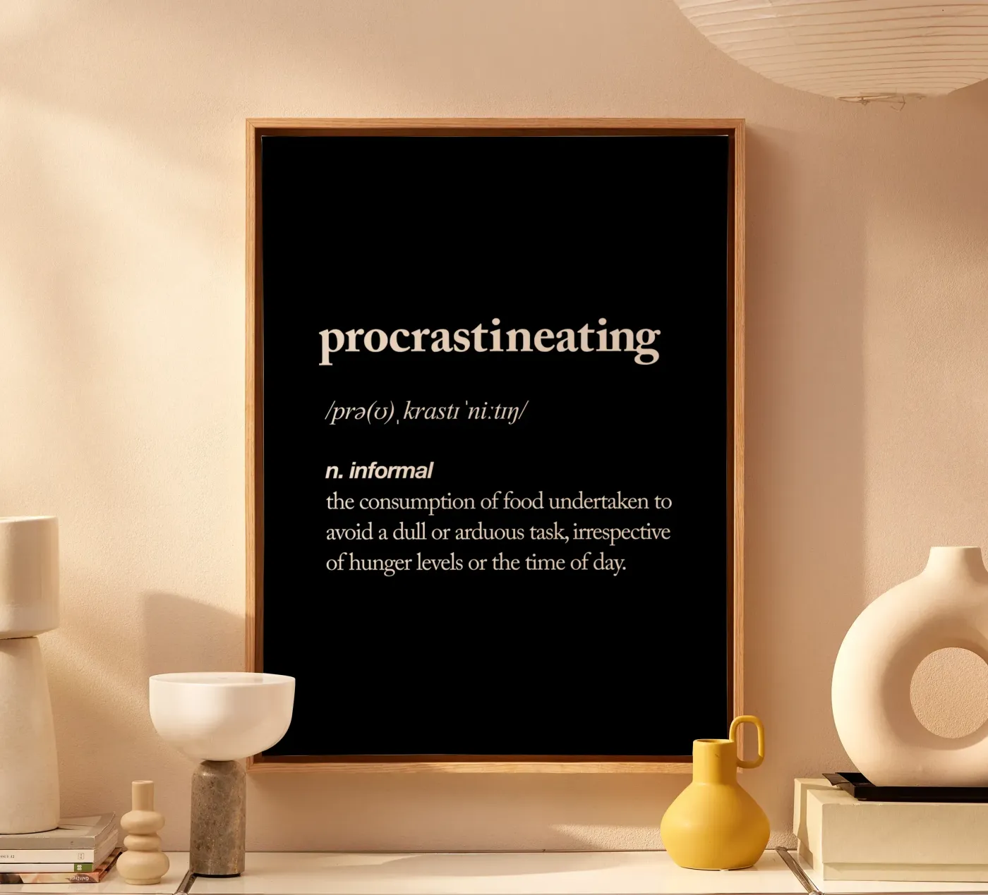 Procrastineating tela da THE MOTIVATED TYPE