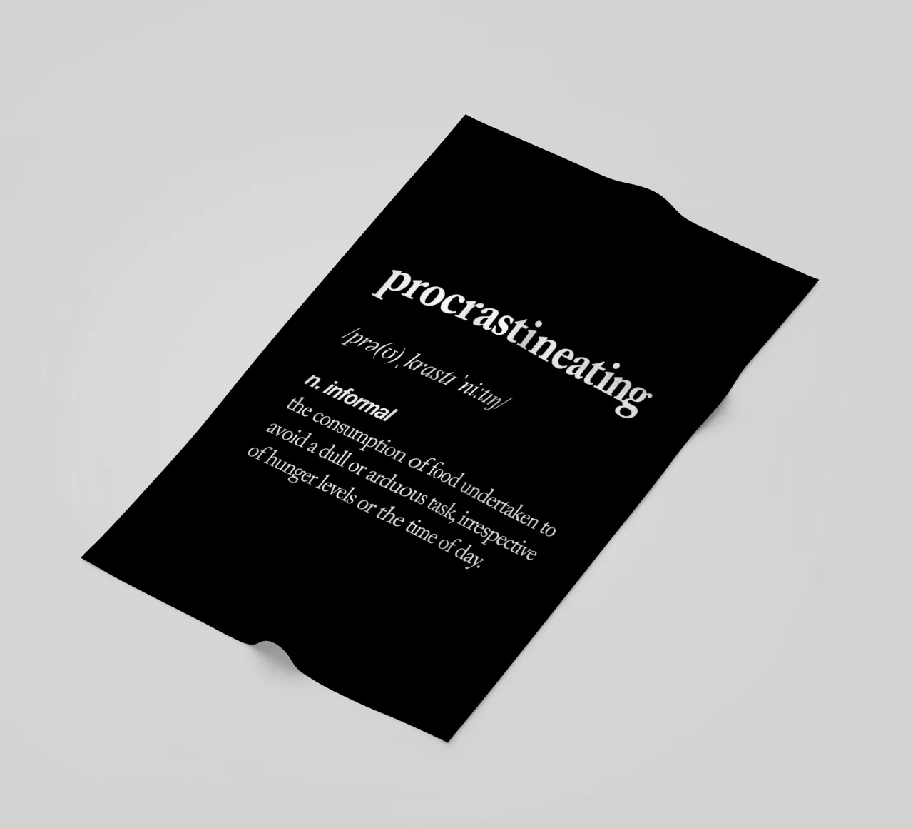 Procrastineating telo mare da THE MOTIVATED TYPE