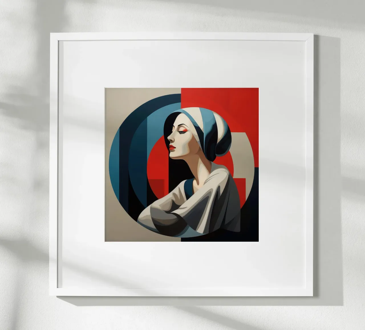 Donna turca Bauhaus poster da Artful Muse