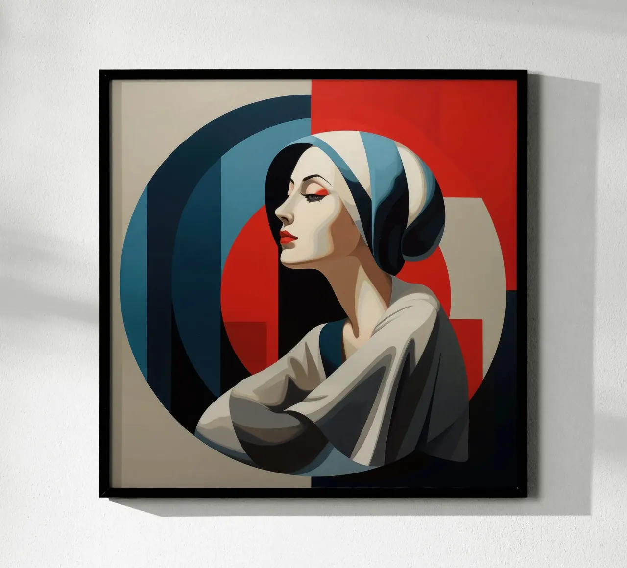 Donna turca Bauhaus poster da Artful Muse