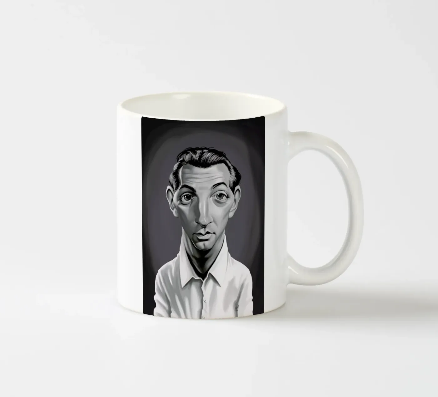 Robert Mitchum ceramic mug by Rob Art | Illustration