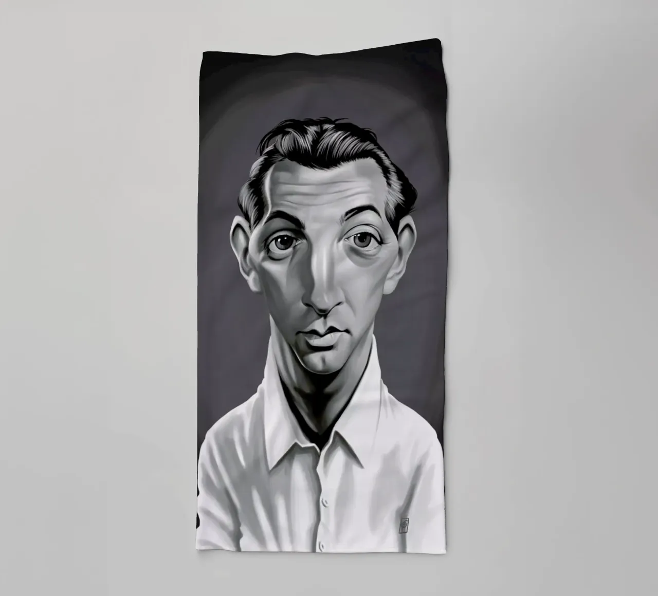 Robert Mitchum asciugamano da bagno da Rob Art | Illustration