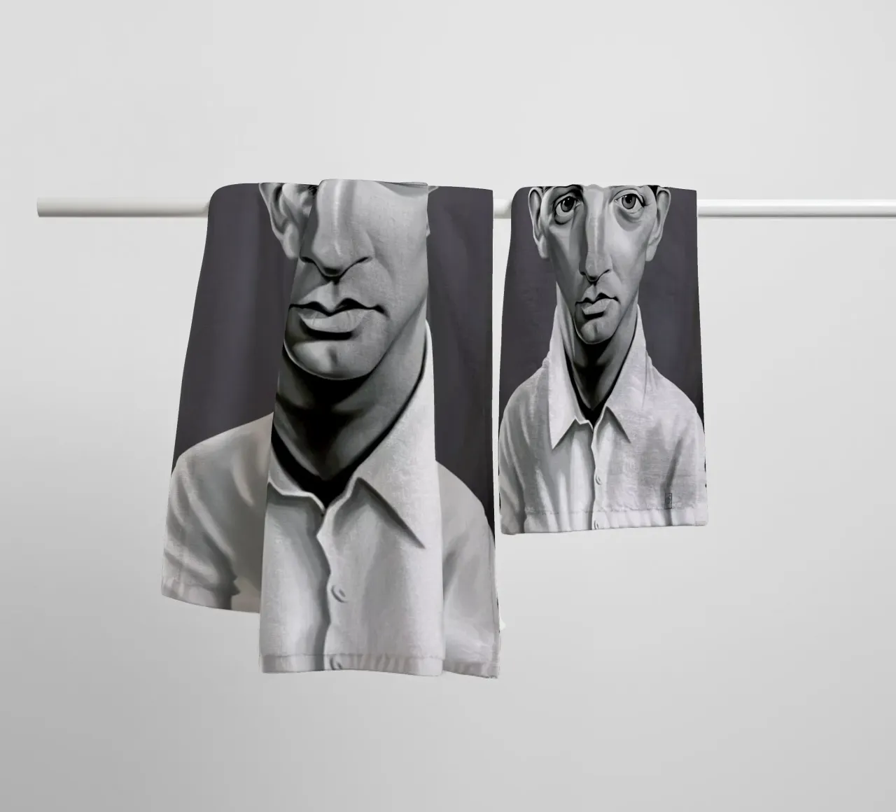 Robert Mitchum asciugamano da bagno da Rob Art | Illustration