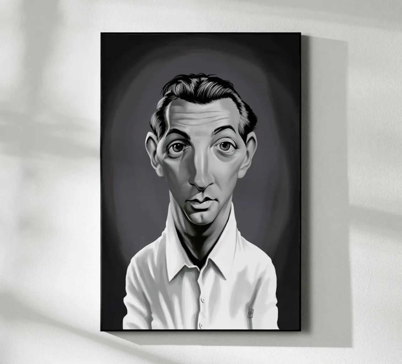 Robert Mitchum plexiglass da Rob Art | Illustration