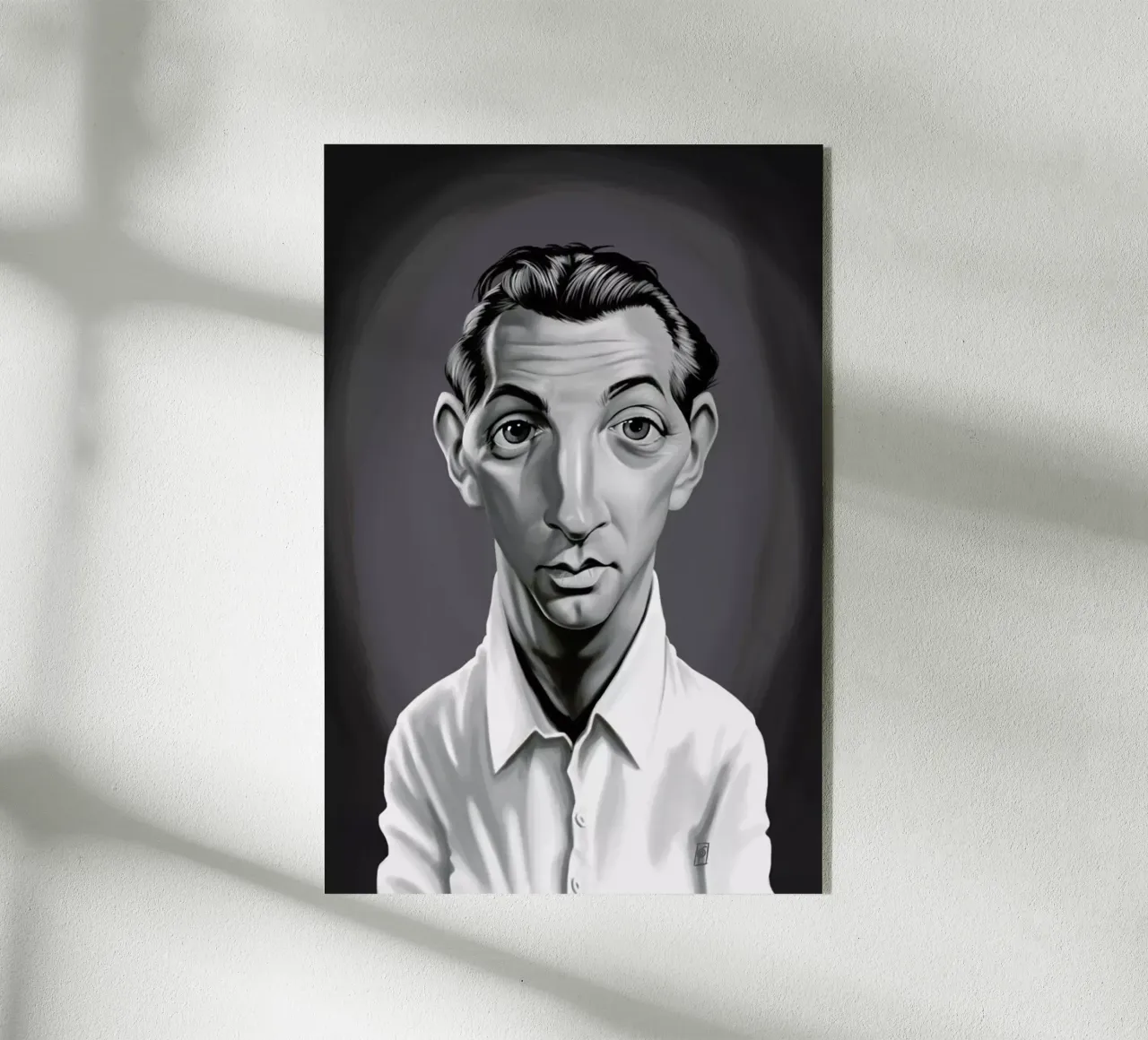 Robert Mitchum plexiglass da Rob Art | Illustration