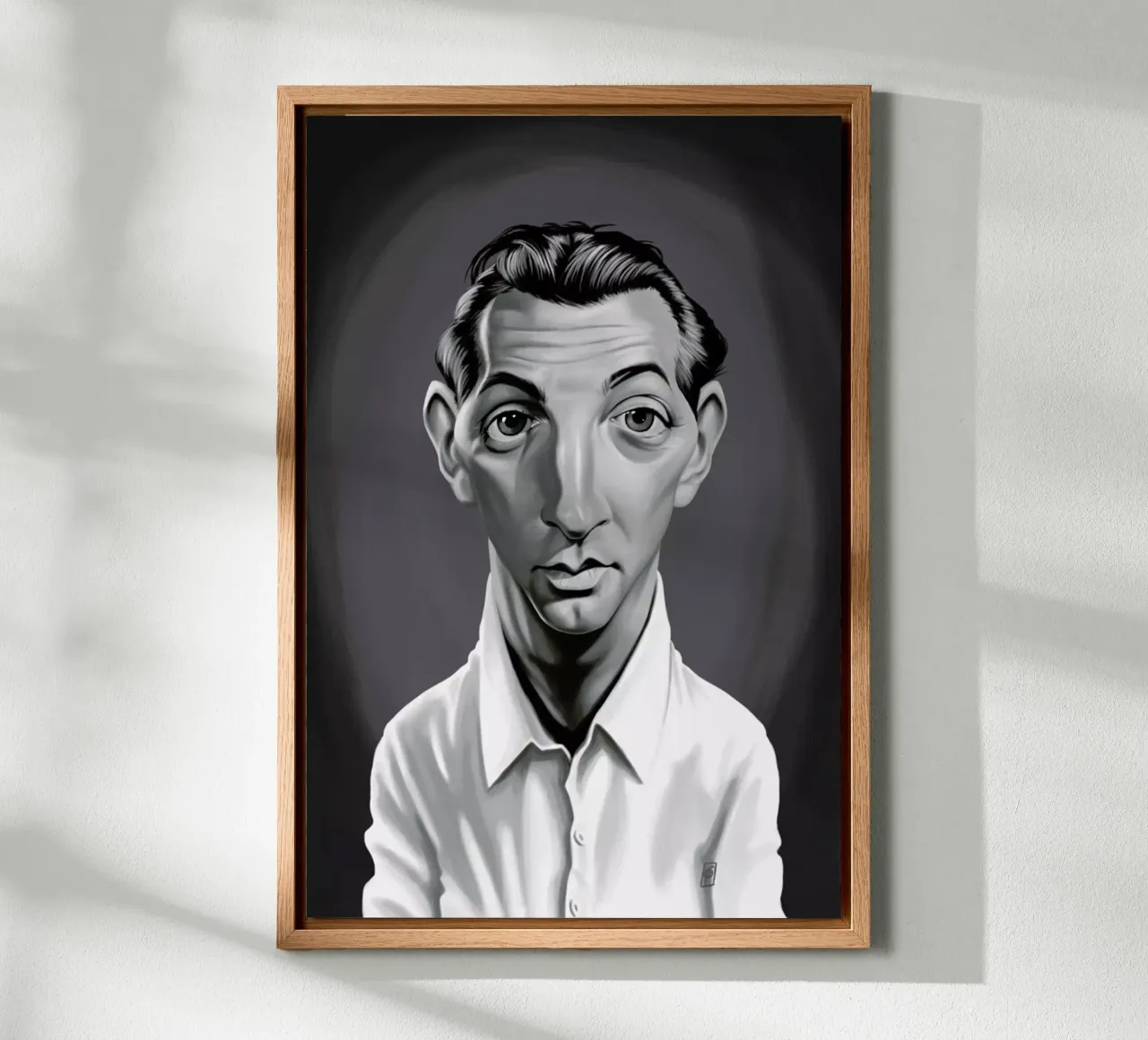 Robert Mitchum alluminio dibond da Rob Art | Illustration