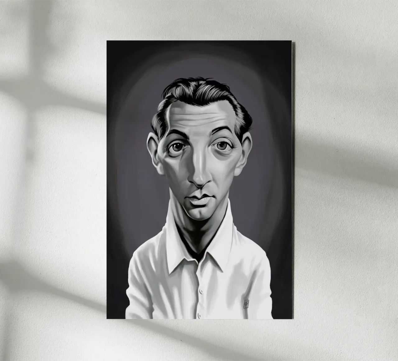 Robert Mitchum alluminio dibond da Rob Art | Illustration