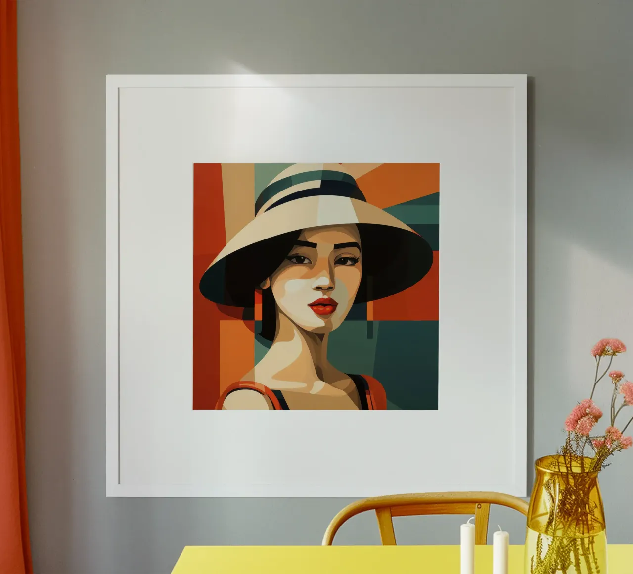 Bauhaus Donna vietnamita poster da Artful Muse