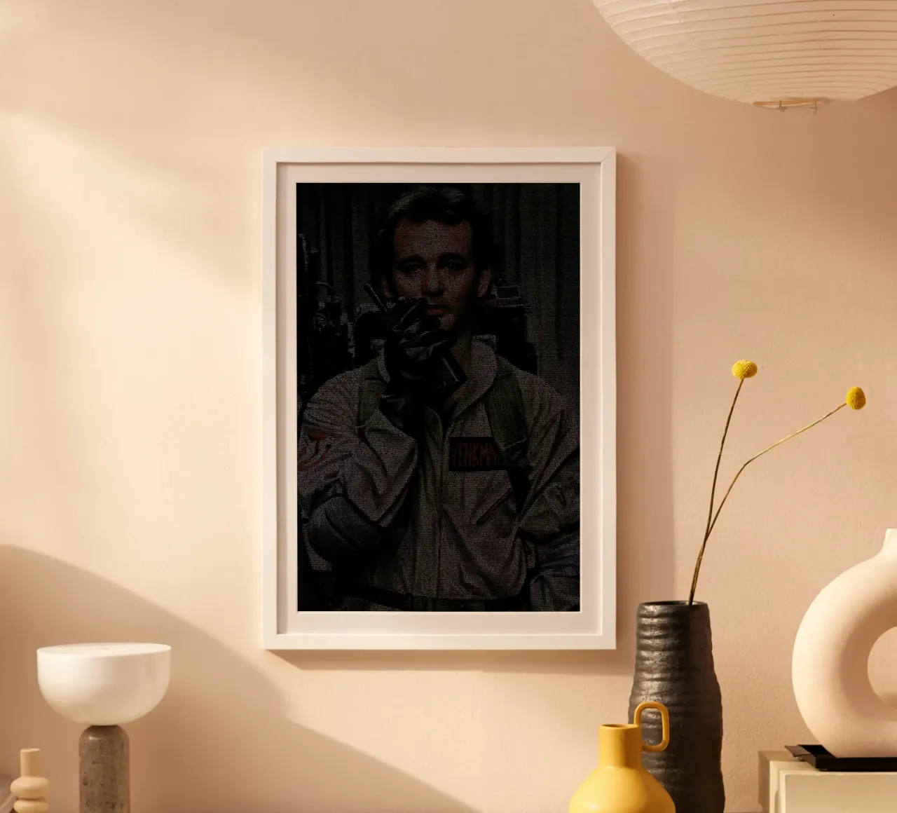 Venkman poster con telaio in alluminio da Robotic Ewe