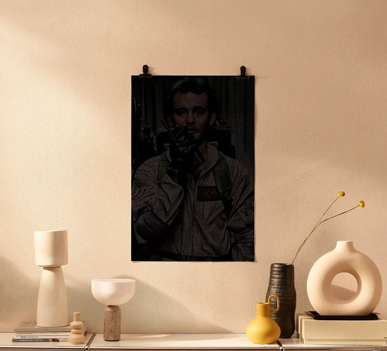 Venkman poster con telaio in alluminio da Robotic Ewe